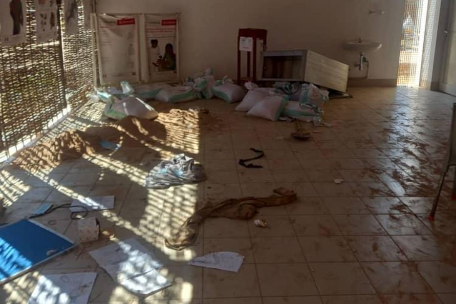 Il Centro pediatrico di Nyala, in Sud Darfur, devastato