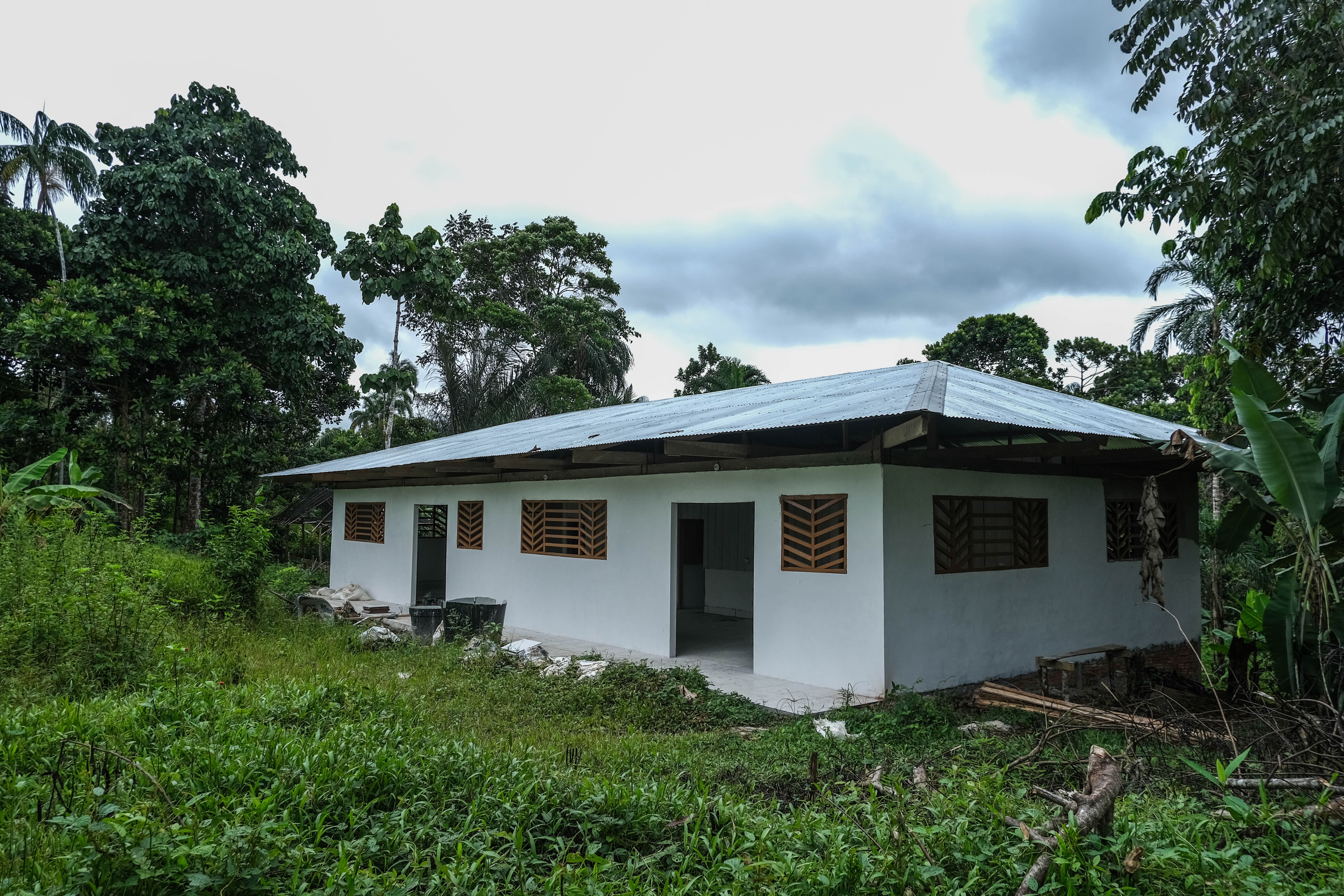 Il centro 'Salud para la Paz' in fase di completamento
