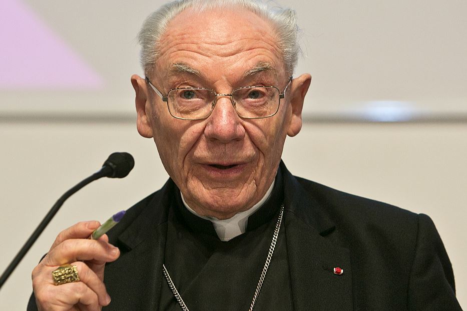 Una recente immagine del cardinale Paul Poupard