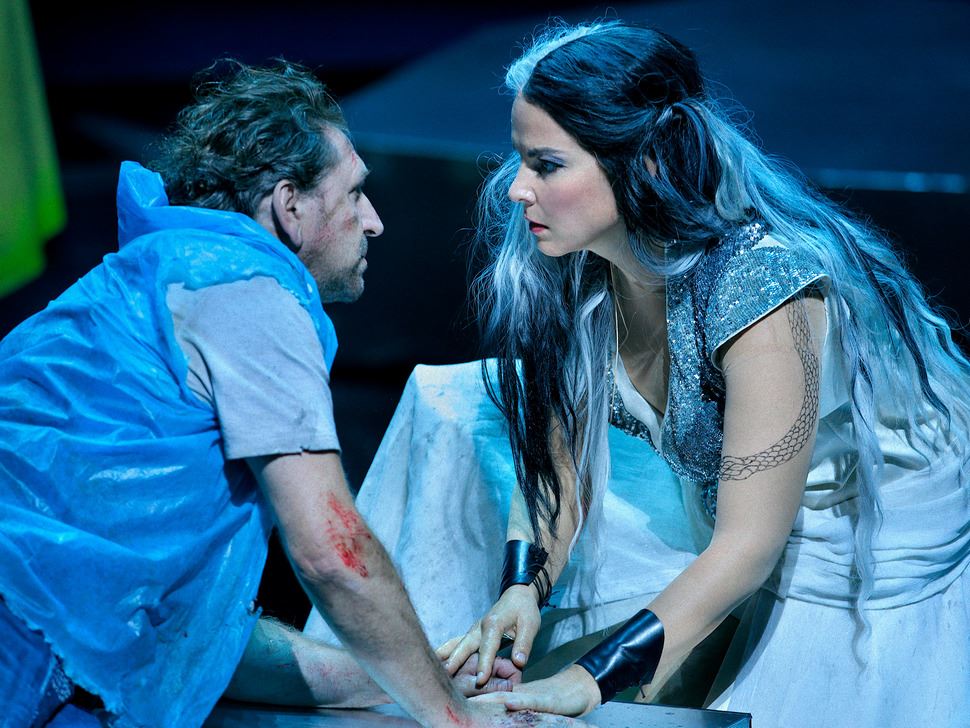 Andreas Schager e Elina Garanca nel secondo atto di 'Parsifal' al Festival wagneriano di Bayreuth