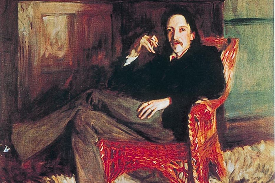 Un ritratto dello scrittore Robert Louis Stevenson