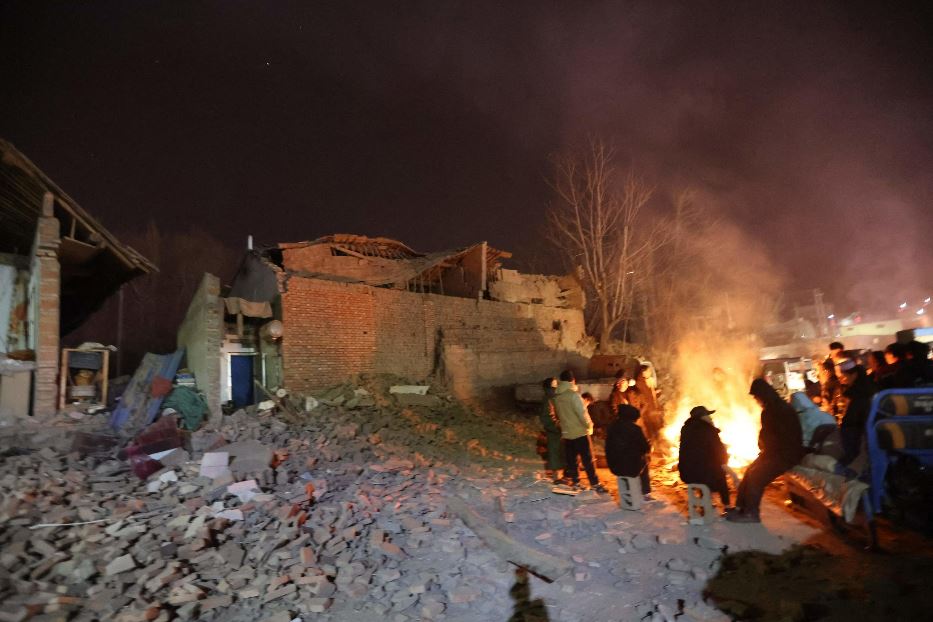 La devastazione del sisma che ha colpito la contea di Jishishan nel Gansu