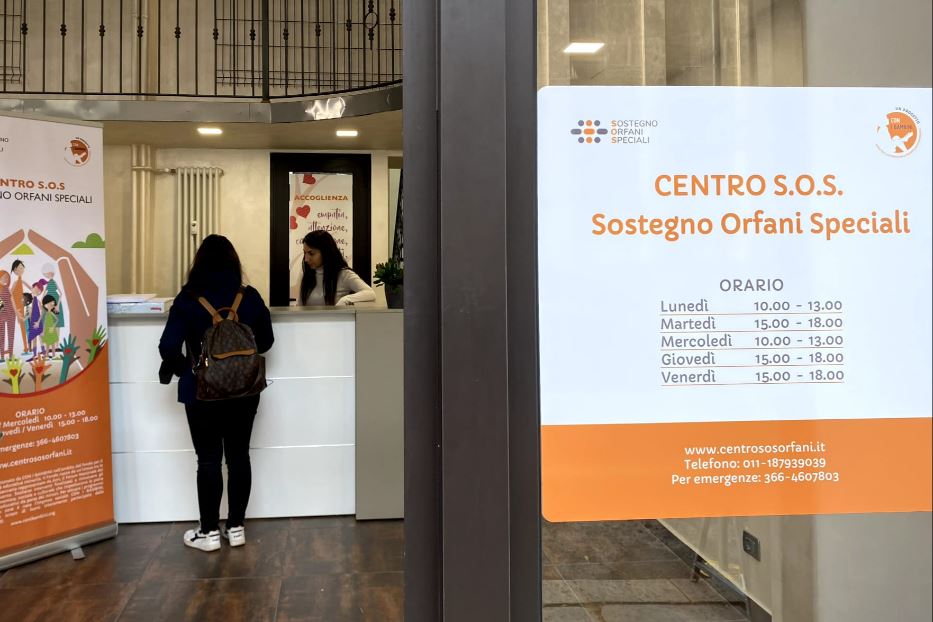 Il Centro S.o.s. (Sostegno orfani speciali) nato recentemente a Torino
