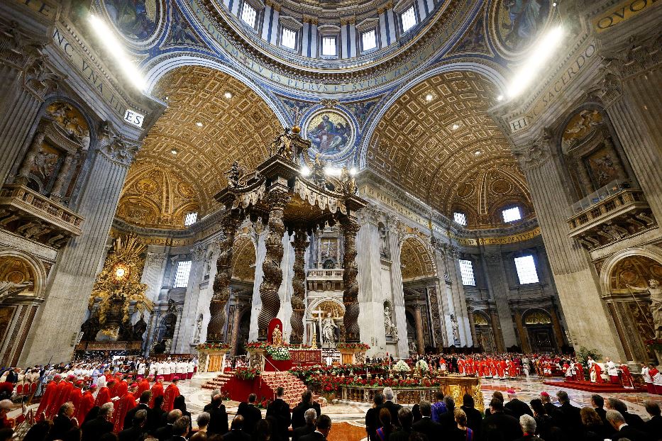 La celebrazione eucaristica di stamani nella basilica di San Pietro in Vaticano