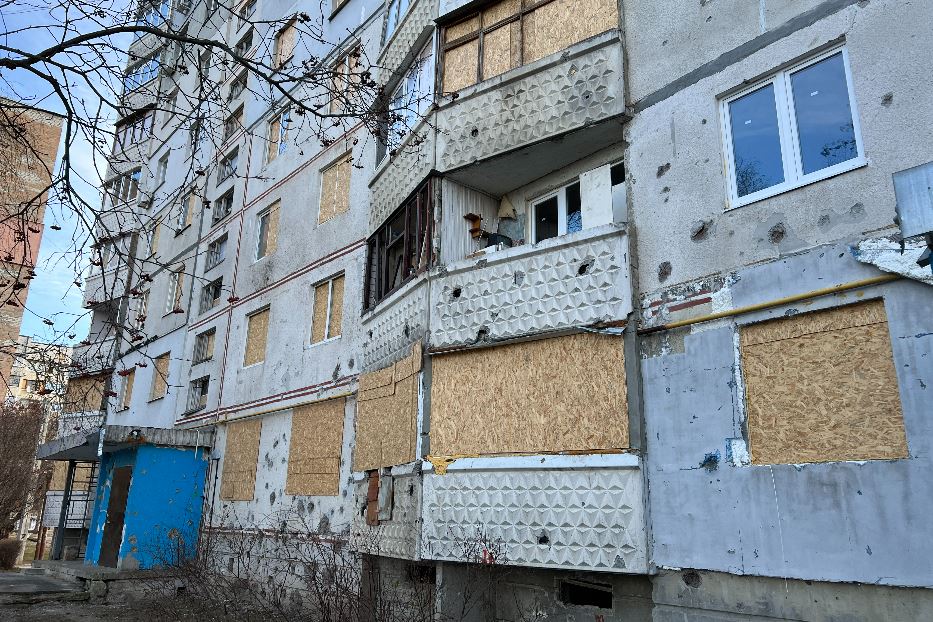 Il quartiere di Zhukovskogo a Kharkiv che torna a vivere anche se continua a essere nel mirino dei russi