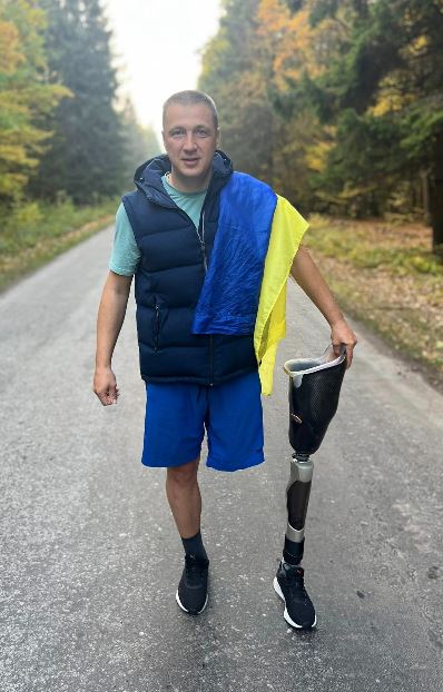 Oleksandr Shvetsov, veterano di guerra, che a Lourdes è 'rinato' dopo l'amputazione della gamba