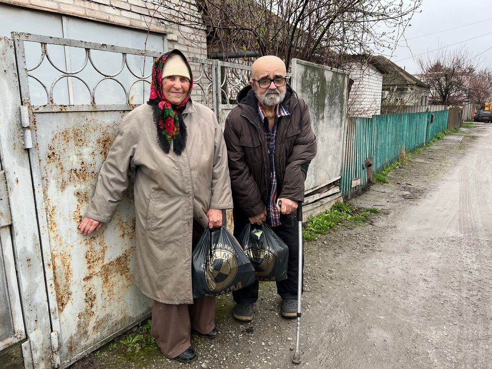 Gli aiuti ai più fragili di Zaporizhzhia
