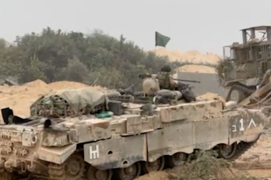Un mezzo corazzato israeliano
