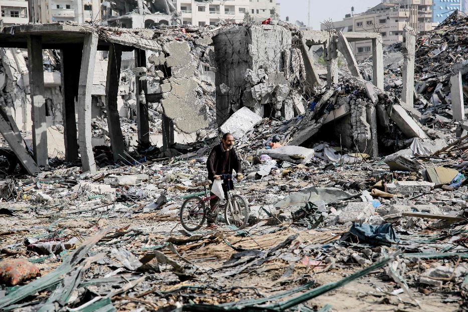 La devastazione a Gaza City