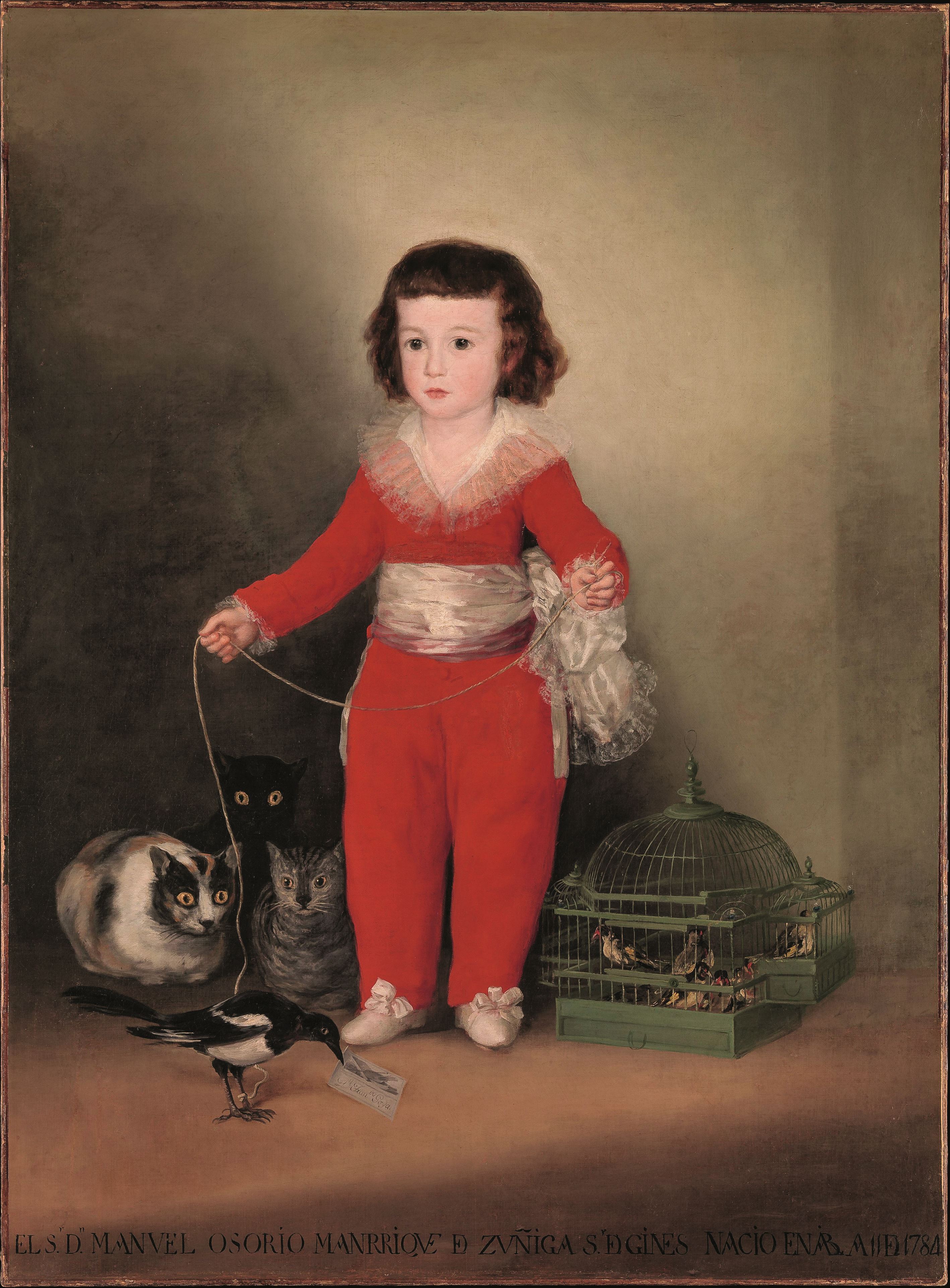 Francisco Goya, “Ritratto di Manuel Osorio Manrique de Zúñiga”, 1788
