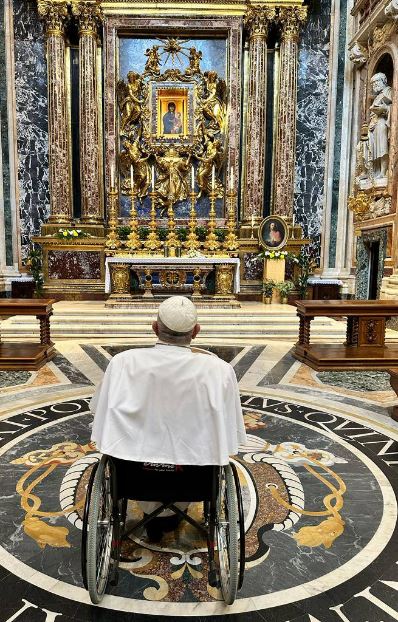 Il Papa in Santa Maria Maggiore
