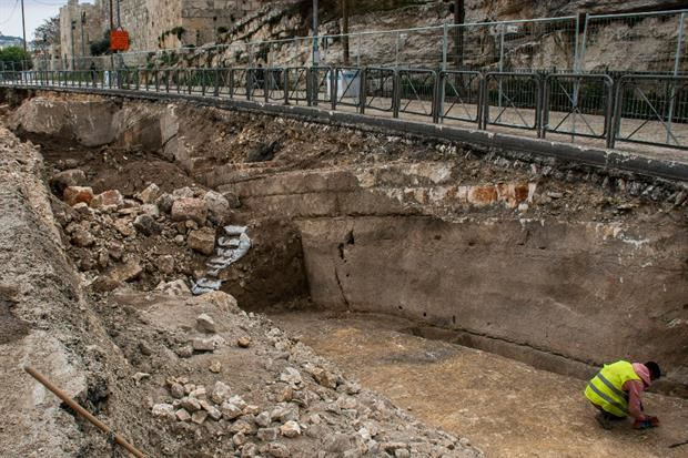 Lo scavo in Sultan Suleiman Street a Gerusalemme
