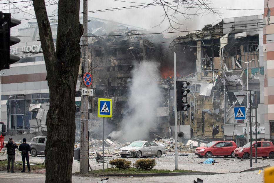 Il bombardamento della scorsa notte a Dnipro