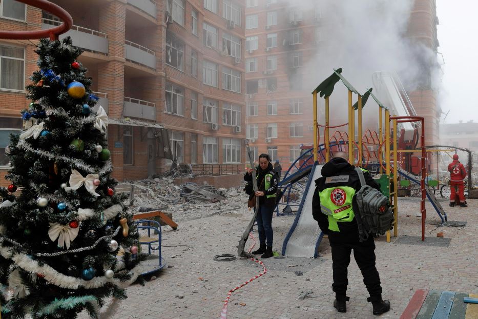 I condomini di Odessa devastati dall'attacco missilistico russo