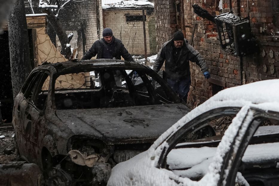 La devastazione delle case a Kharkiv dove sono morte sette persone per un raid di droni russi