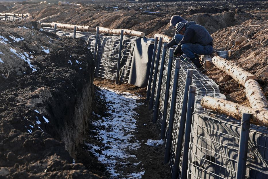 Le fortificazioni costruite nella regione di Kharkiv per fermare le truppe di Mosca