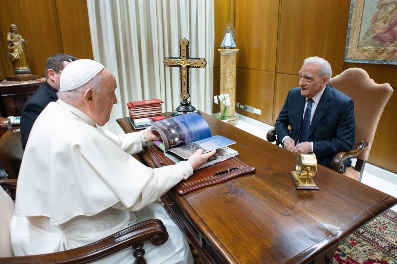 L'incontro tra il Papa e Martin Scorsese