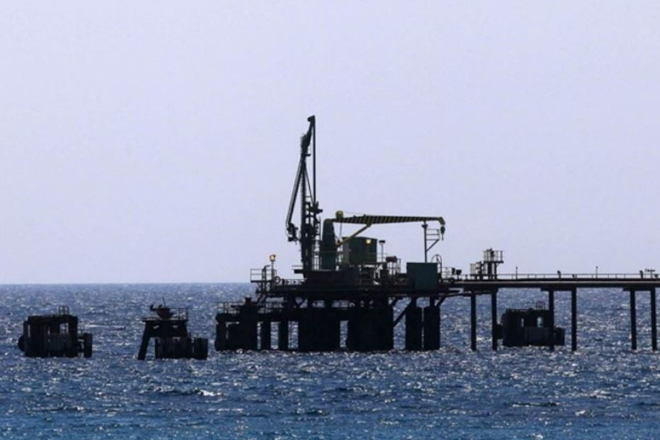 Una piattaforma petrolifera al largo della Libia