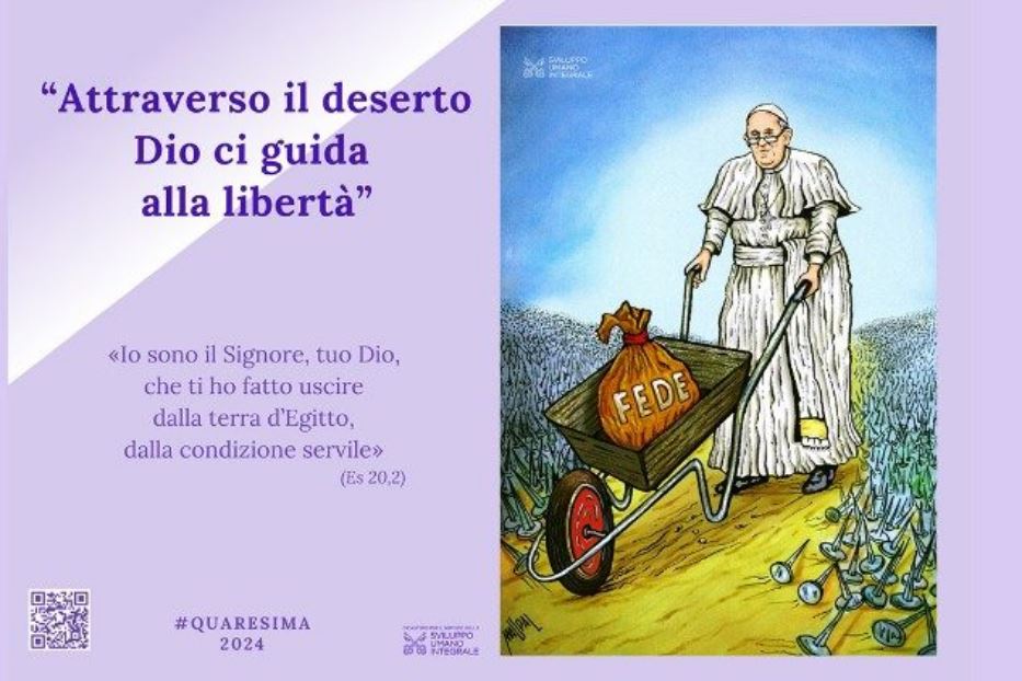 Il primo disegno di Maupal per la Quaresima 2024