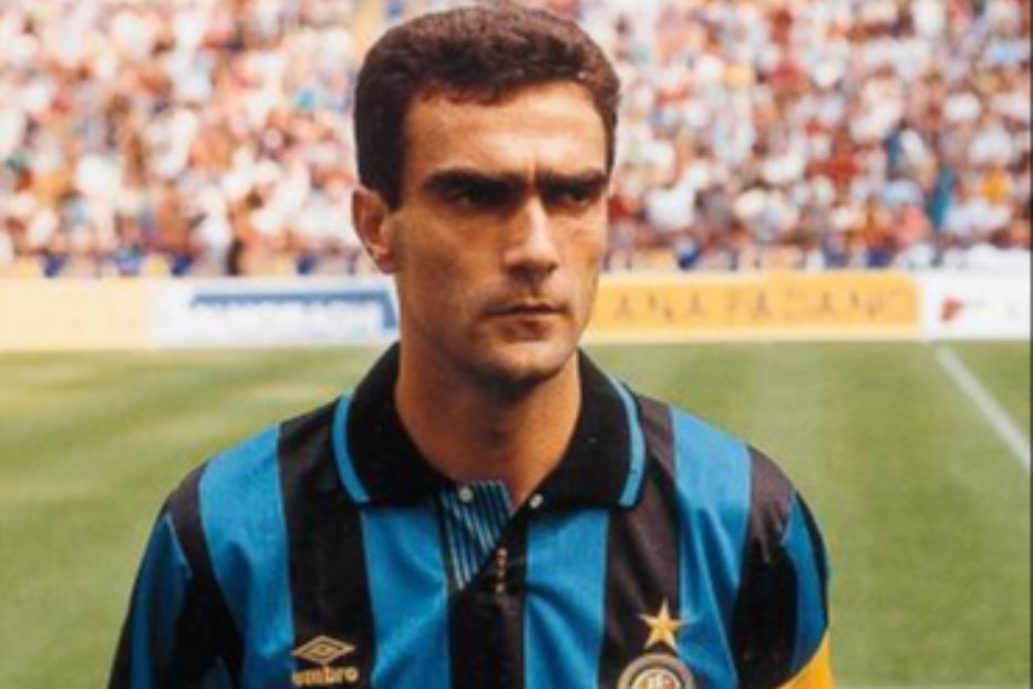 Capitano. Beppe Bergomi con la maglia dell'Inter