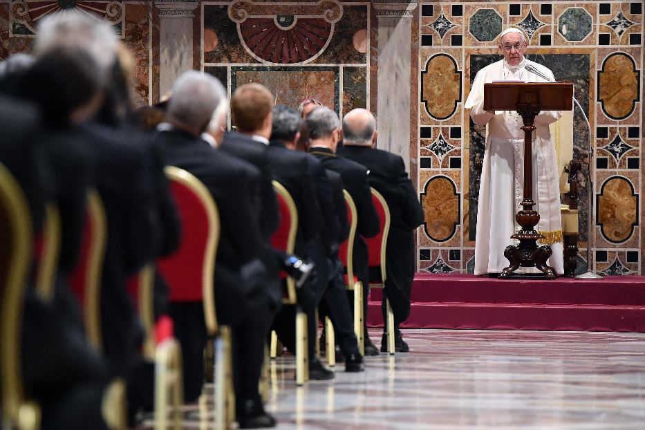Una precedente udienza del Papa al Corpo diplomatico