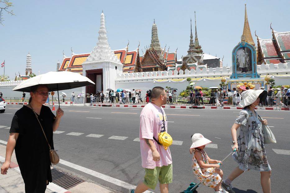 Turisti cinesi a Bangkok