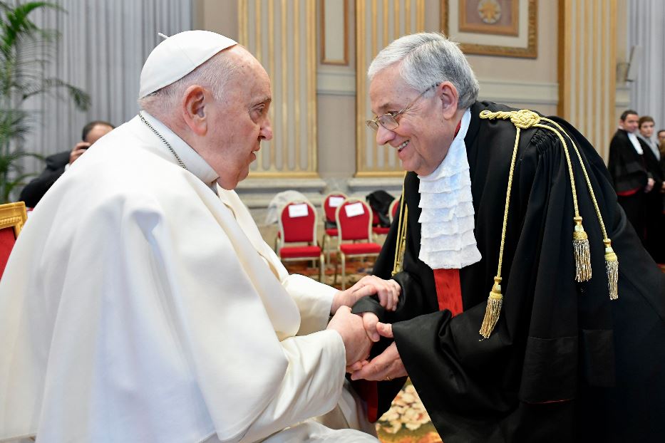 Papa Francesco con Giuseppe Pignatone