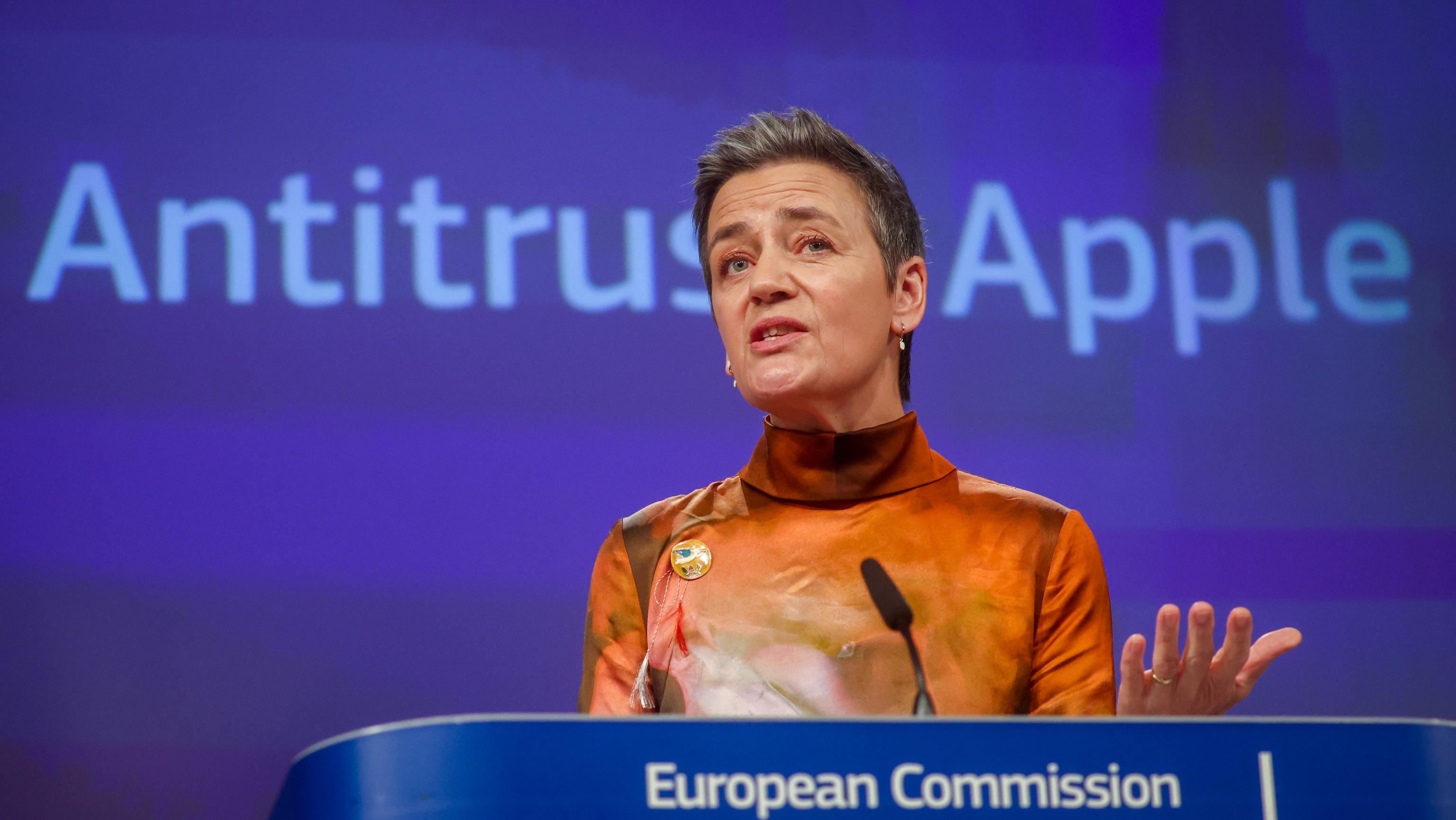 Margrethe Vestager, commissario europeo alla Concorrenza, l'Autorità Antitrust europea