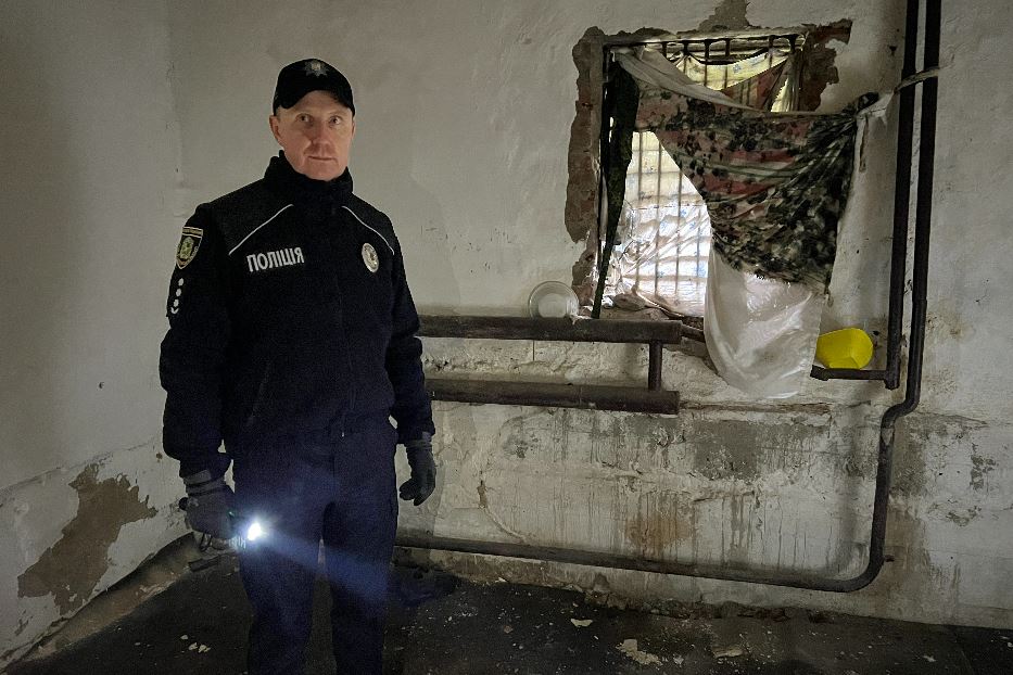 Nell'ex commissariato di polizia di Izyum una delle celle trasformate dai russi in camera della tortura