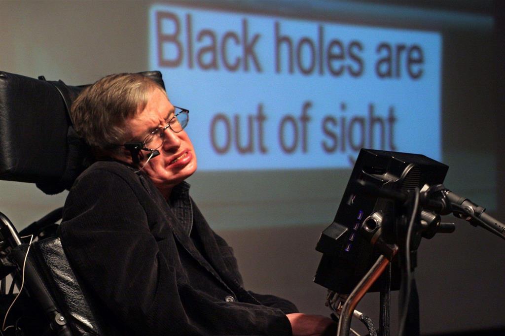 Stephen Hawking in una foto dell'archivio Ansa