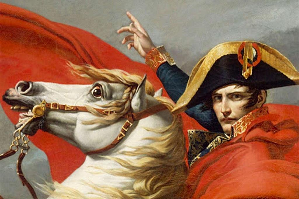 Napoleone Bonaparte in un celebre dipinto