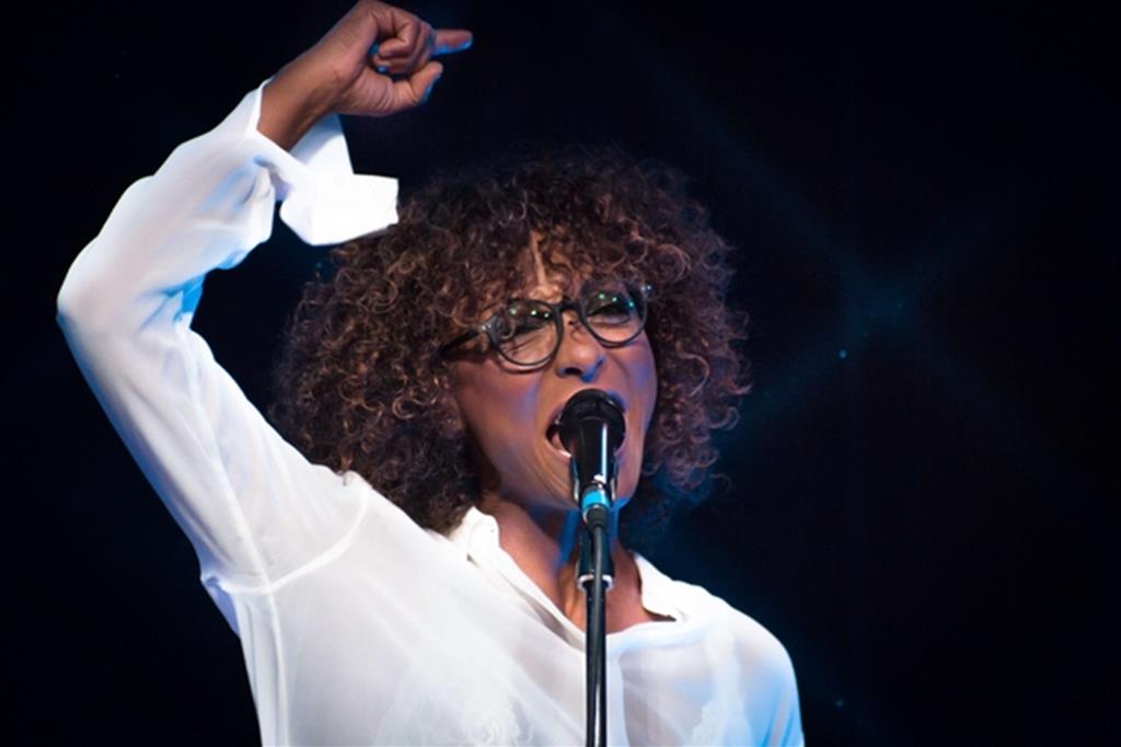 La cantante italiana di origine eritrea Senhit