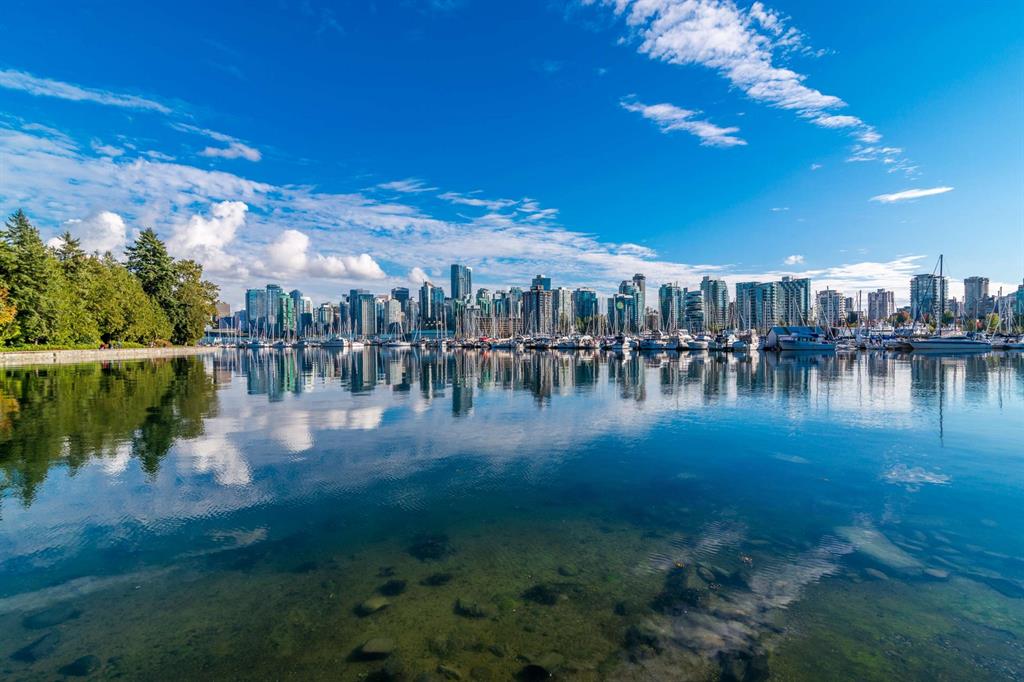 I grattacieli di Vancouver dallo Stanley Park (Maciek Lulko via Flickr https://flic.kr/p/CvJa1R)