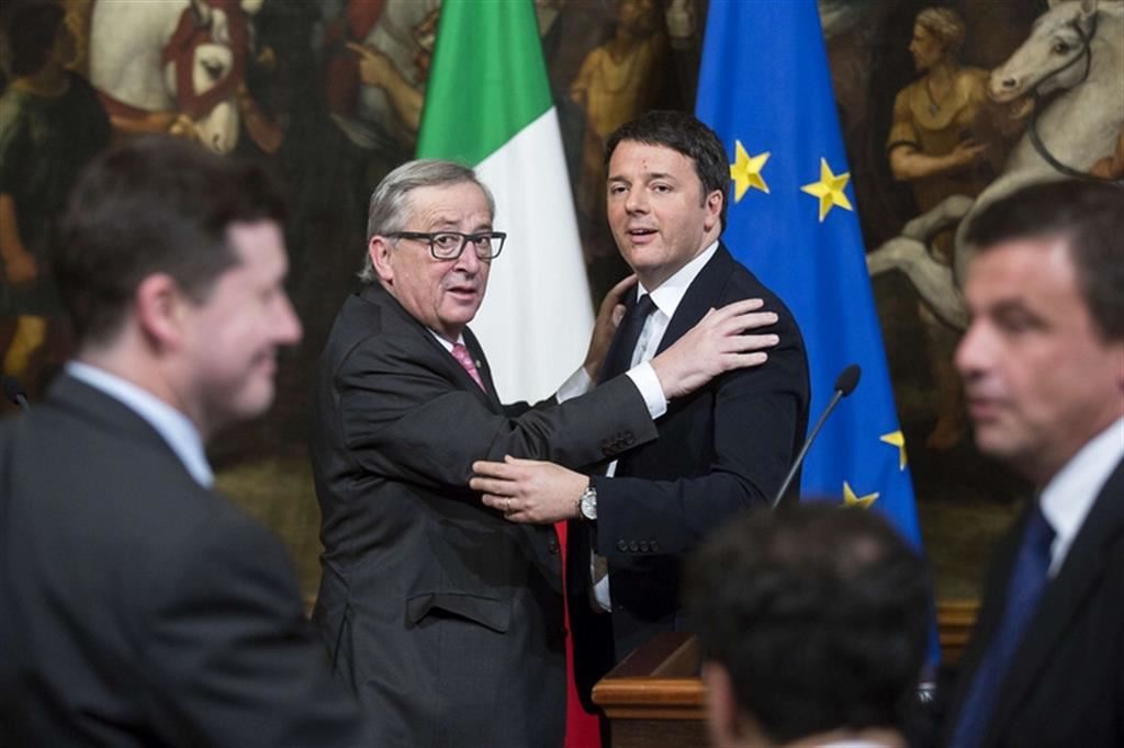 Renzi-Juncker: linea condivisa sulla flessibilità