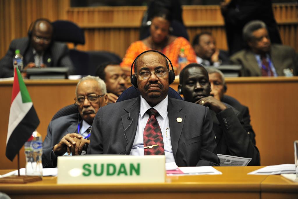 Il presidente sudanese Bashir, condannato dalla Corte penale internazionale per i crimini commessi nel Darfur.