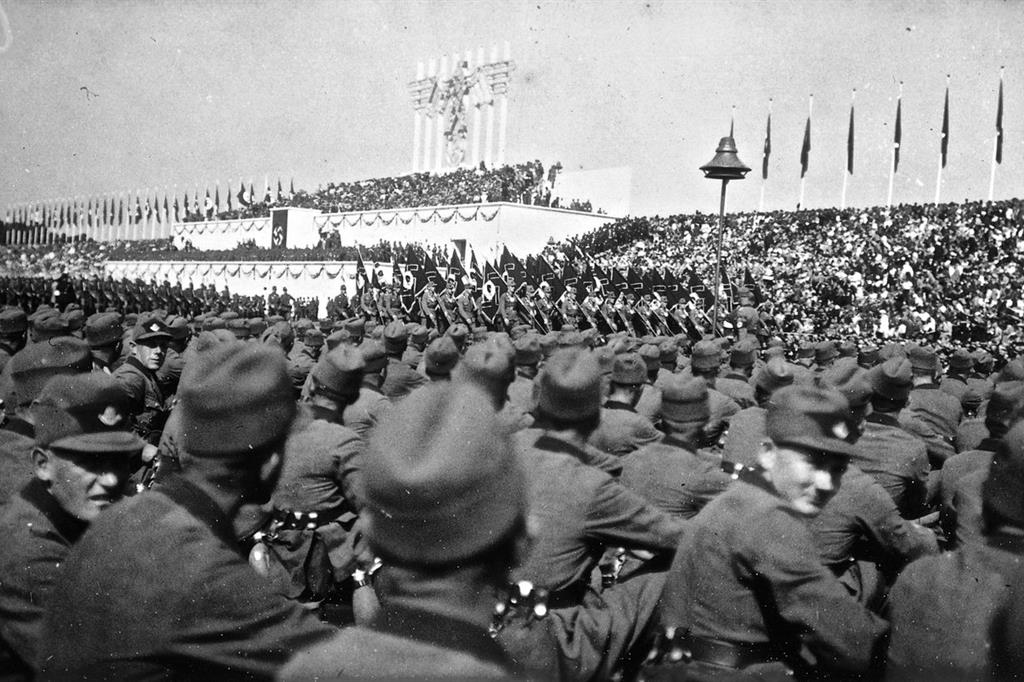 Il raduno nazista di Norimberga dle 1935 (Wikimedia Commons)