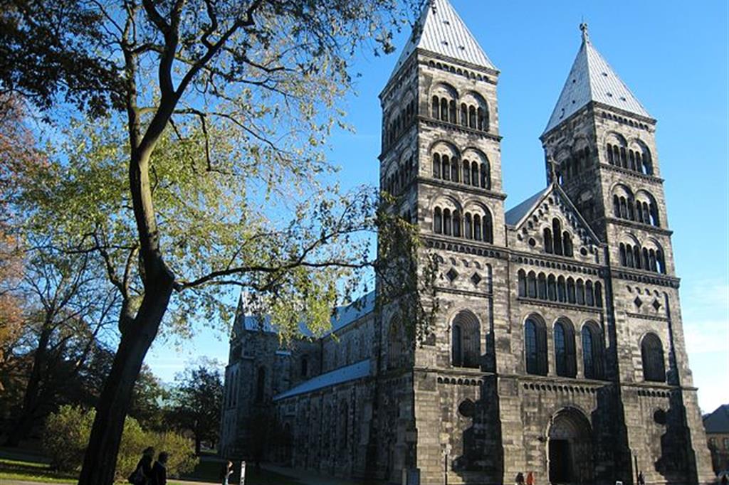 La cattedrale di Lund, in Svezia, sede della storica preghiera ecumenica del 31 ottobre scorso (Wikimedia Commons)