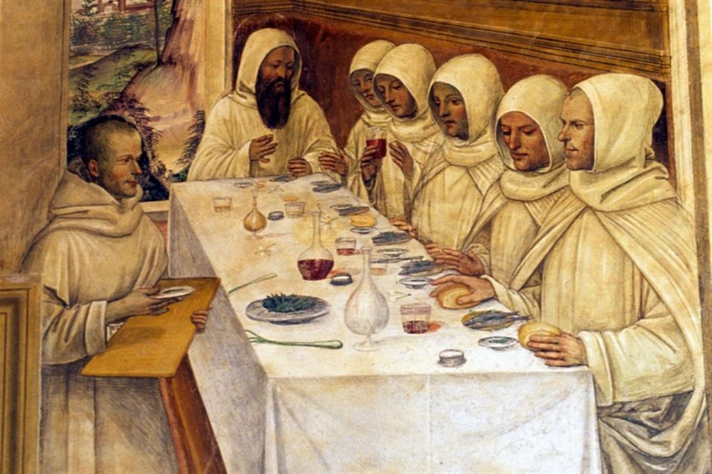 La benedetta tavola dei primi monaci