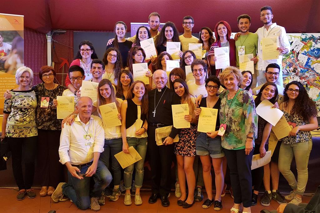 La conclusione della scorsa edizione del “Quarto anno liceale d’eccellenza a Rondine”