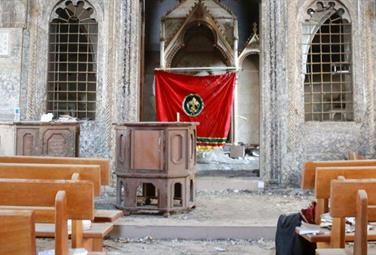Iraq, dentro le chiese profanate dal Daesh