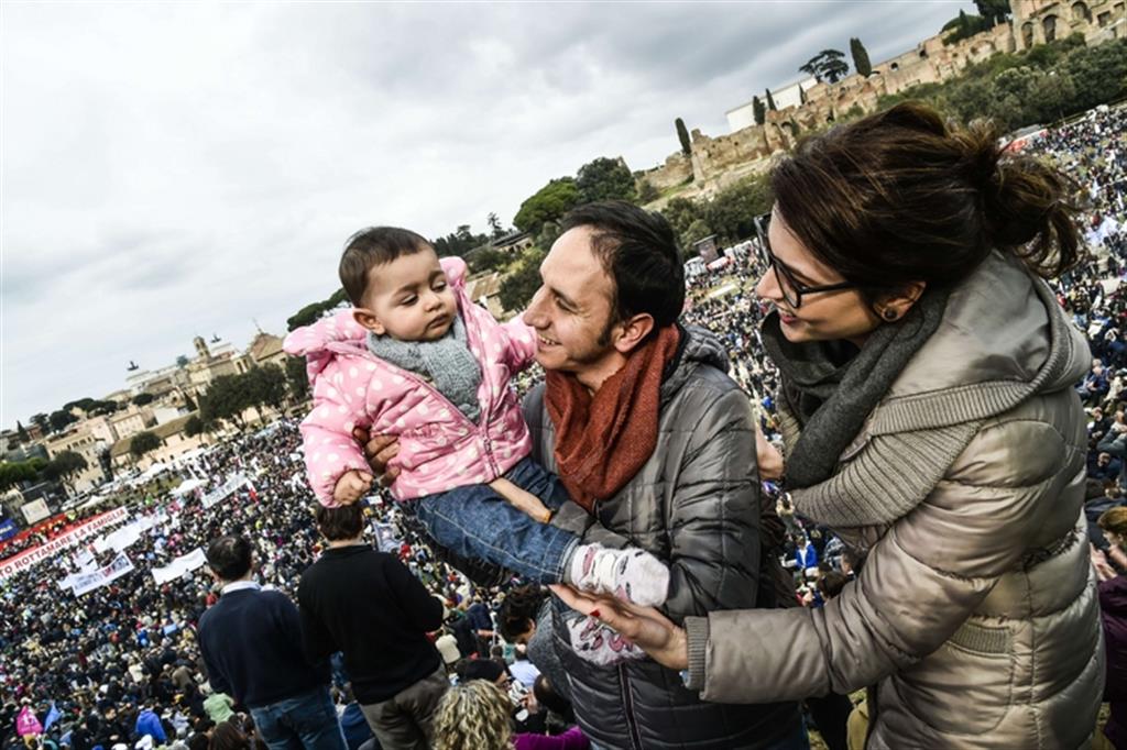 Le famiglie al Circo Massimo Tutta la cronaca in presa diretta