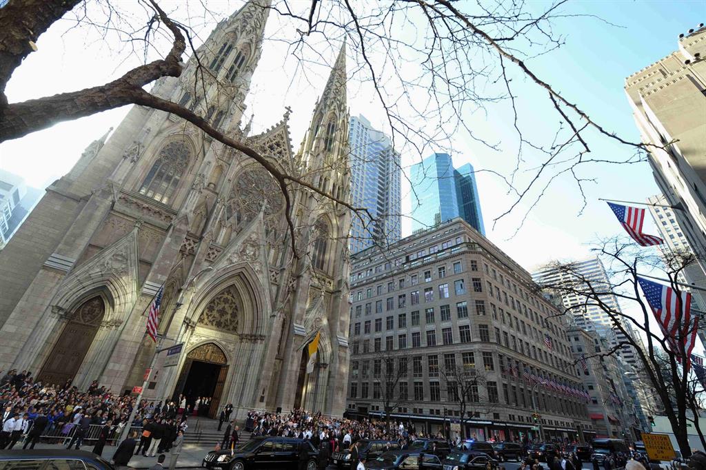 La cattedrale di San Patrick a New York.