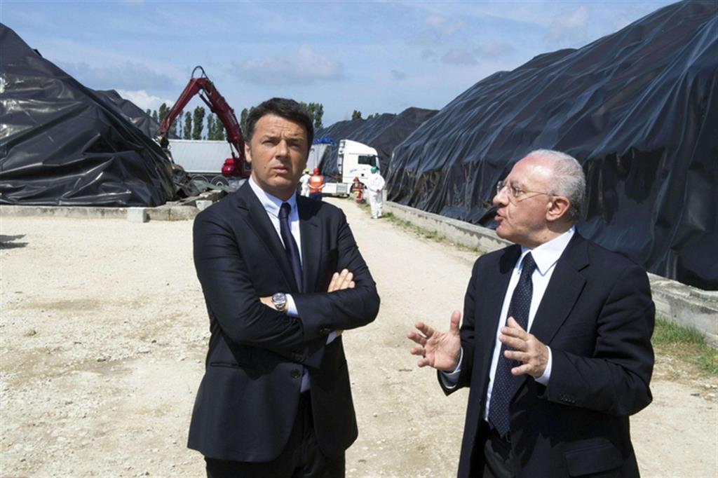 Renzi: stop alle ecoballe in tre anni 