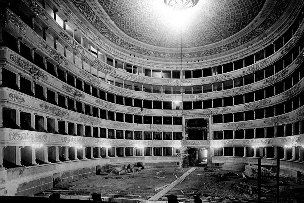 Teatro alla Scala, ricostruzione, 1945, Archivio storico del Teatro La Scala di Milano