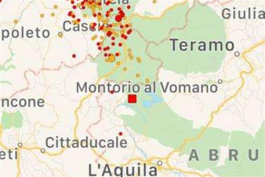 Terremoto all'Aquila: scossa da 4.4 di magnitudo