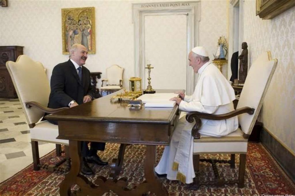 Ecumenismo e pace: il Papa riceve Lukashenko