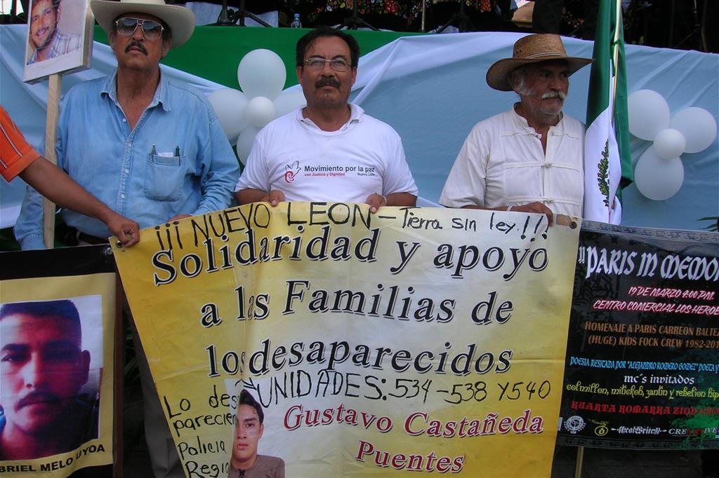 Corteo dei familiari dei desaparecidos in Messico