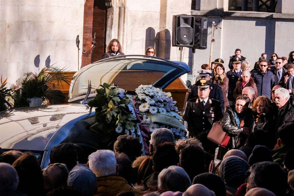 I funerali di Fabrizia Di Lorenzo (Fotogramma)