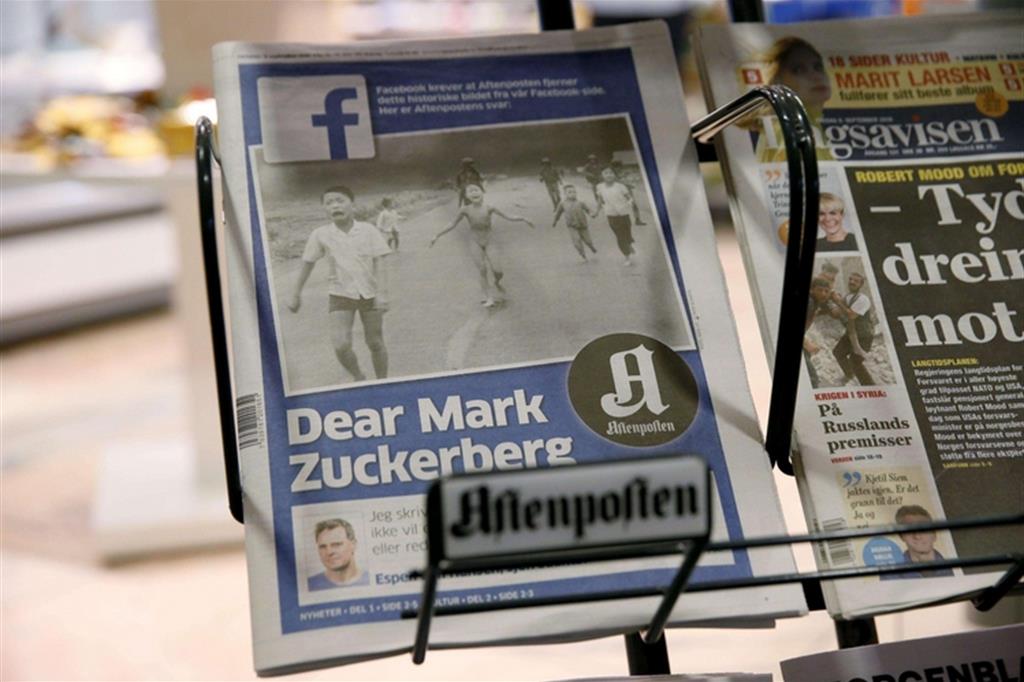 Facebook censura la bimba al napalm