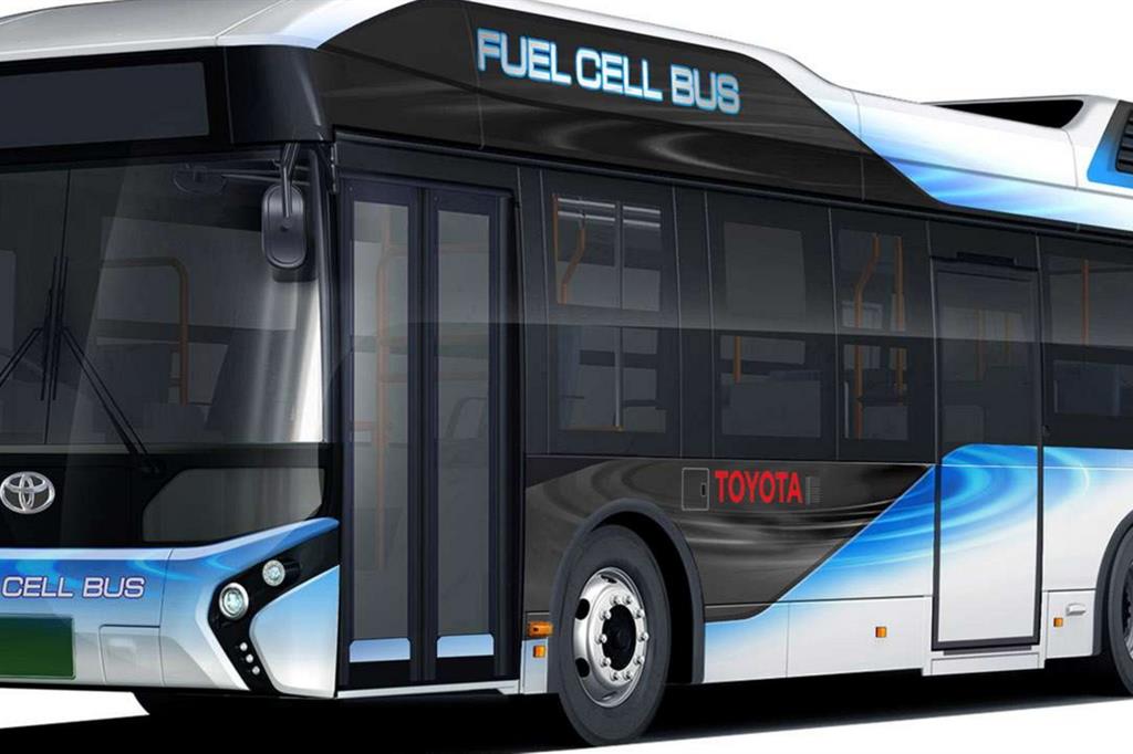 Toyota si allarga: ecco il bus che emette vapore acqueo